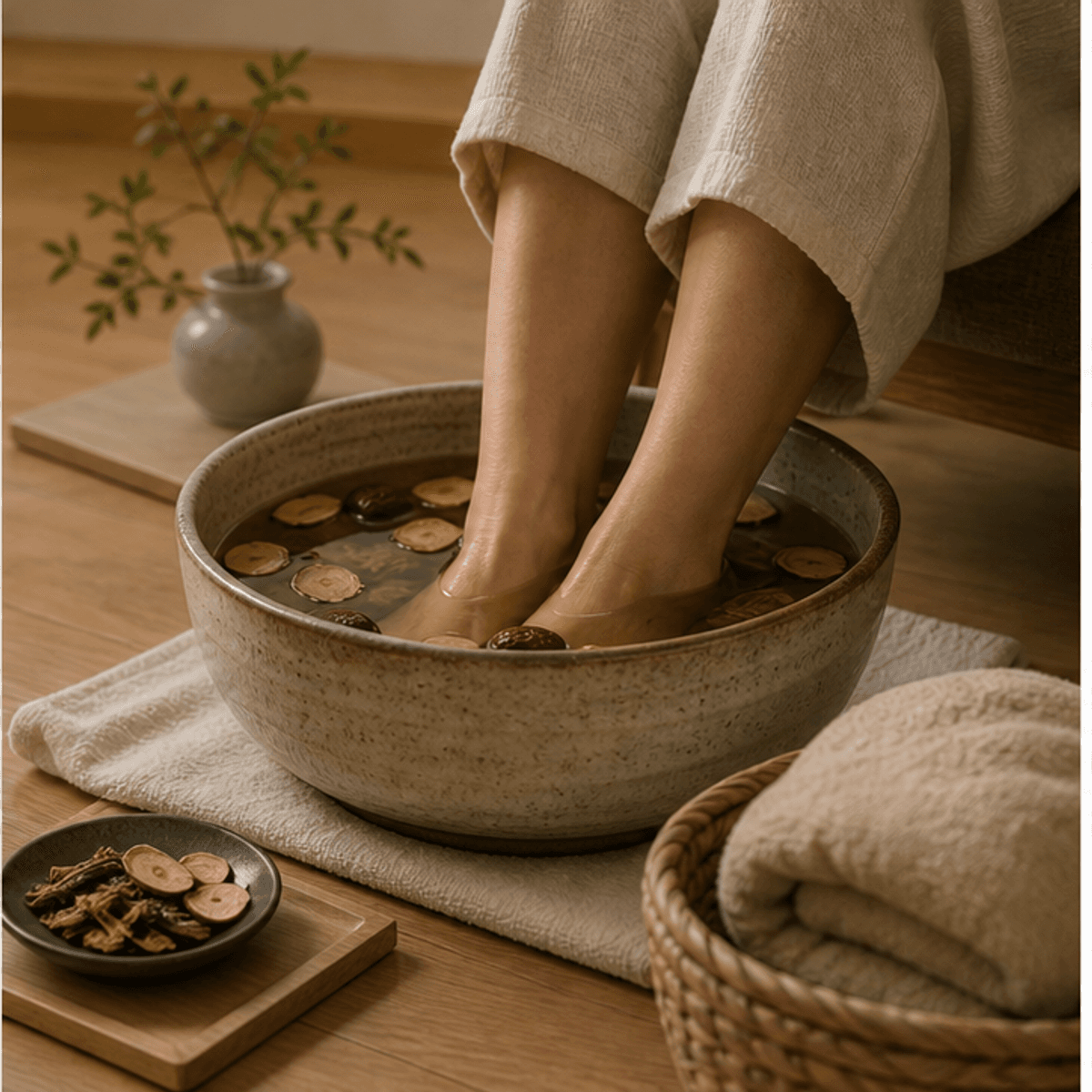 하지불안증후군 진단과 맥진 이미지